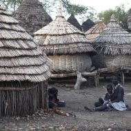 village in South Sudan
