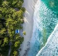 Maldives near ocean
